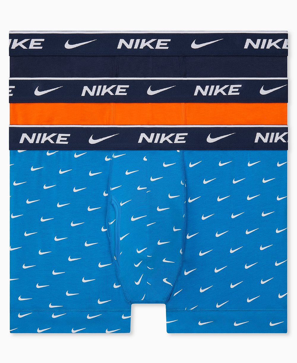 Nike Mens 3-Pack Dri-FIT Essential Cotton Stretch Trunks Underwear
