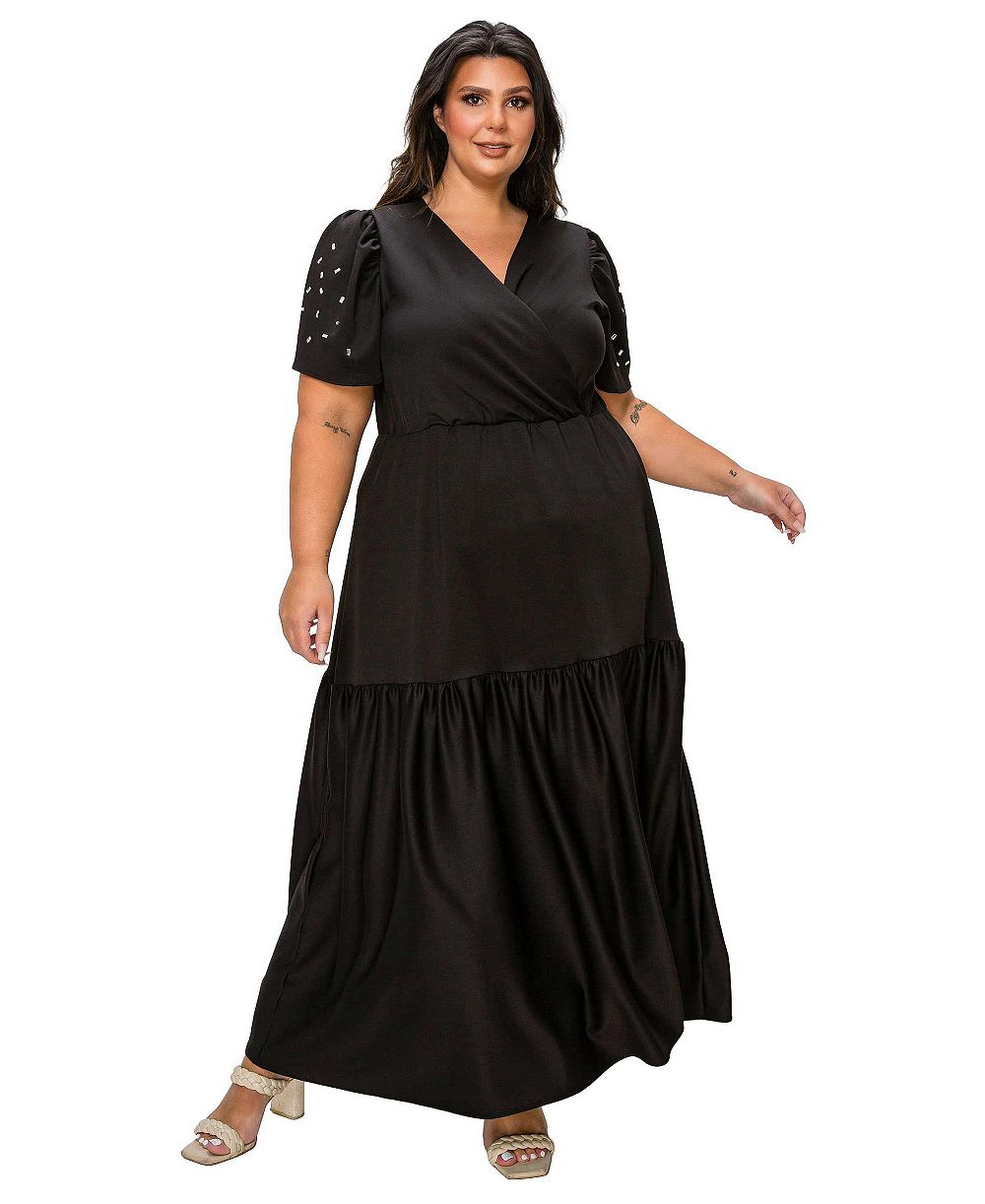 Платье L I V D Plus Size Starlit Soiree с стразами