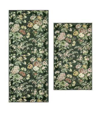 Laura Ashley Serene Dream Floral 2-Piece Rug Set
