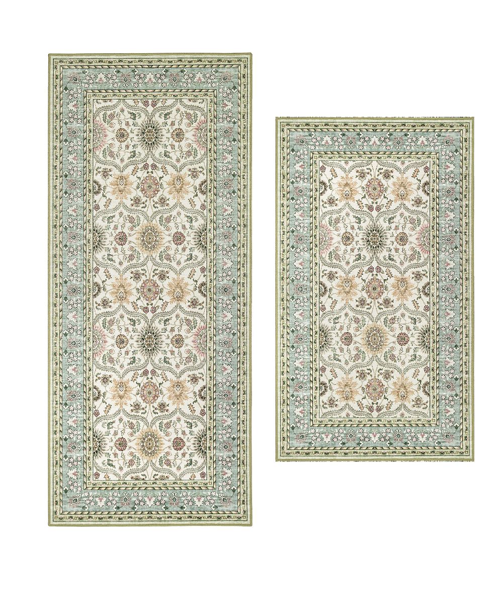 Laura Ashley Lambrook Floral 2-Piece Rug Set