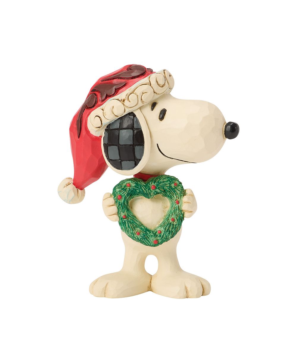 Jim Shore Фигурка Snoopy с венком из сердец