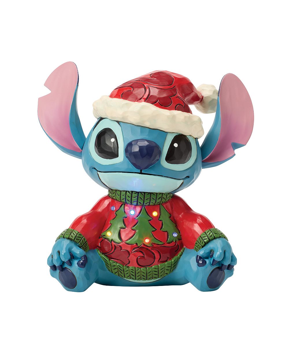 Фигурка Jim Shore Disney Traditions Stitch в свитере со светодиодной подсветкой