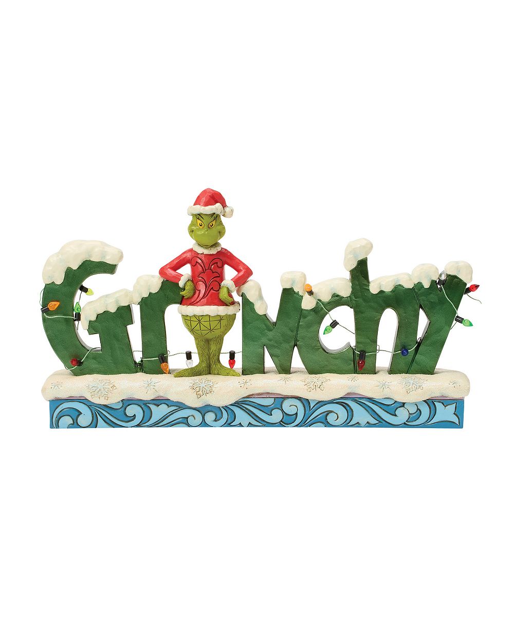 Jim Shore фигурка Dr. Seuss Grinchy Word