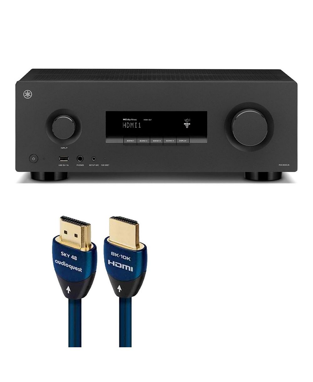 Yamaha RX300A комплект 5.2-канального AV-ресивера с поддержкой Dolby Atmos и 8K