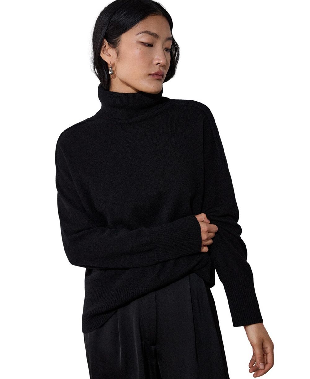 Whistles Women's Cashmere Turtleneck Sweater