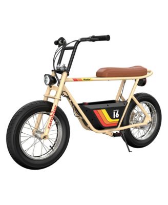 Razor Rambler 16 Электрический ретро-минибайк с мотором 350W и аккумулятором 36V, цвет Tan