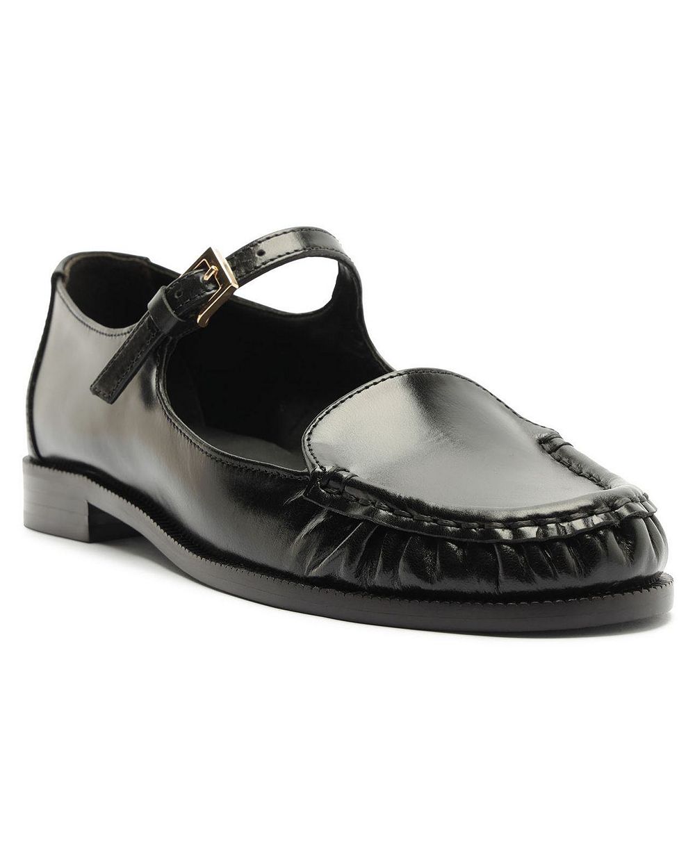 Schutz Women's Tyla Buckle Mary Jane Flats