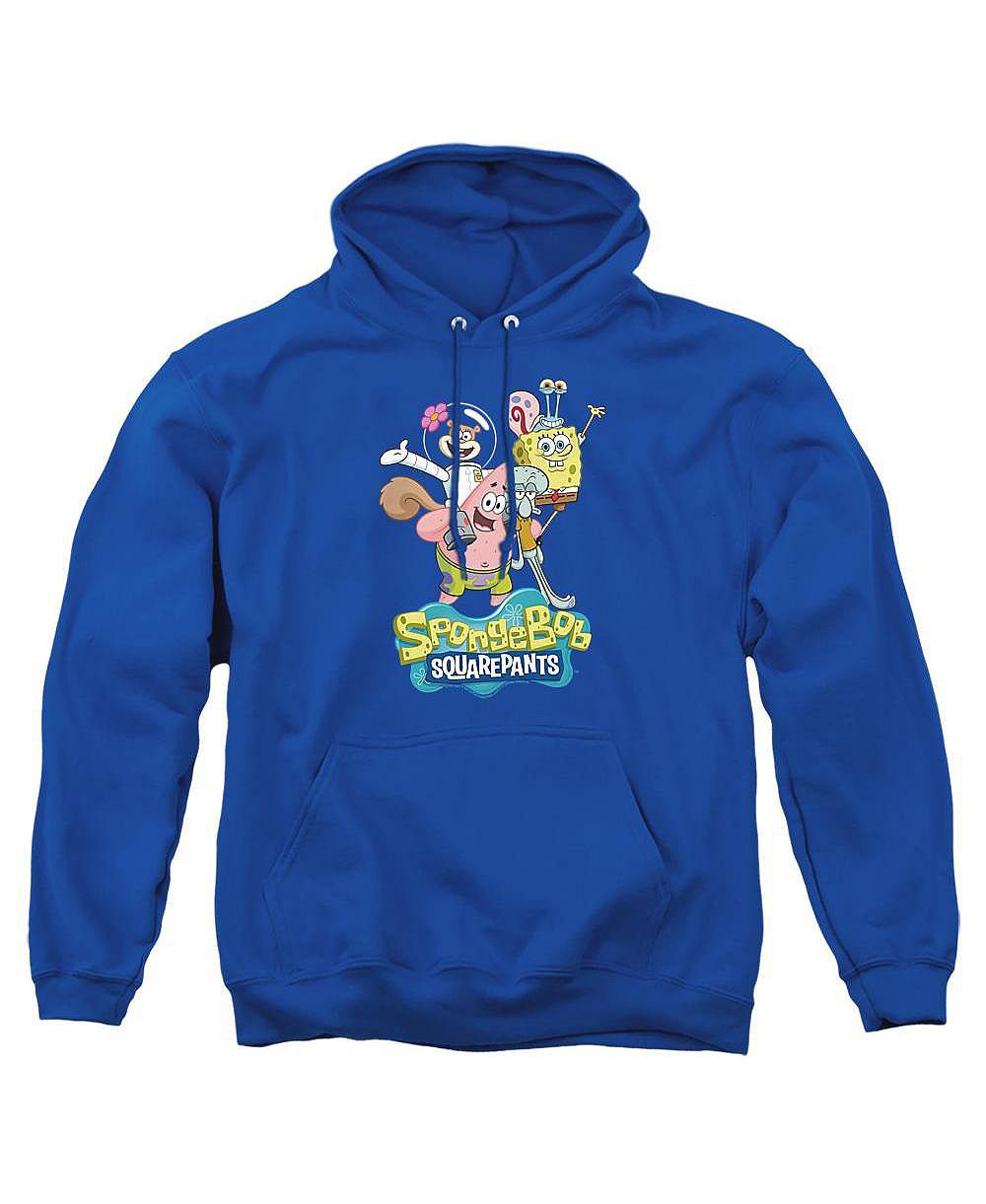 SpongeBob SquarePants мужской худи из полиэстера и хлопка с графическим принтом Group Shot