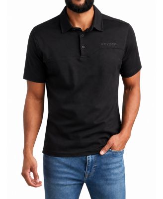 Spyder Men's Short-Sleeve Regular-Fit Cotton-Blend Polo Shirt