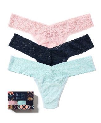 Hanky Panky Low-Rise Signature Lace® Thong, 3-Pack