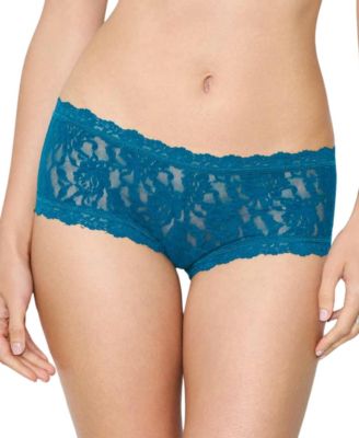 Hanky Panky Оригинальные трусики-шортики из кружева с цветочным принтом, производство США