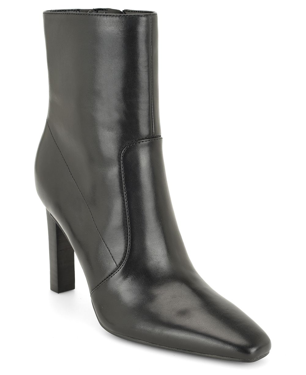 Nine West женские ботильоны Halla с квадратным каблуком и открытым носом