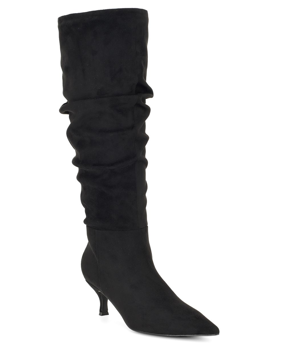 Nine West Женские высокие сапоги Sawyor на низком каблуке-шпильке с мягким верхом