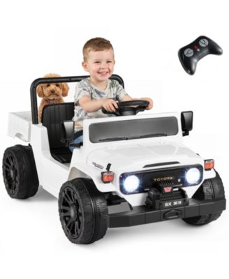 Gymax Licensed Toyota Ride-On Truck with Parent Remote Control, Electric Dump Bed & Spring Suspension, 66 lb Capacity, Ages 3-8