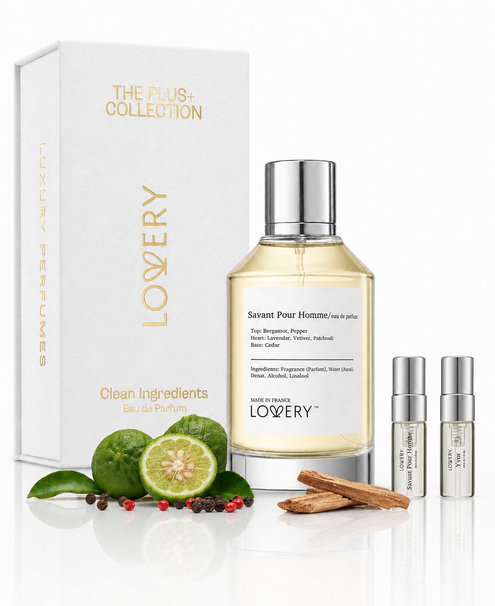 Lovery набор подарочных парфюмов Savant Pour Homme 3 шт., 3,4 унции, мужской парфюм с миниатюрой и бесплатным образцом