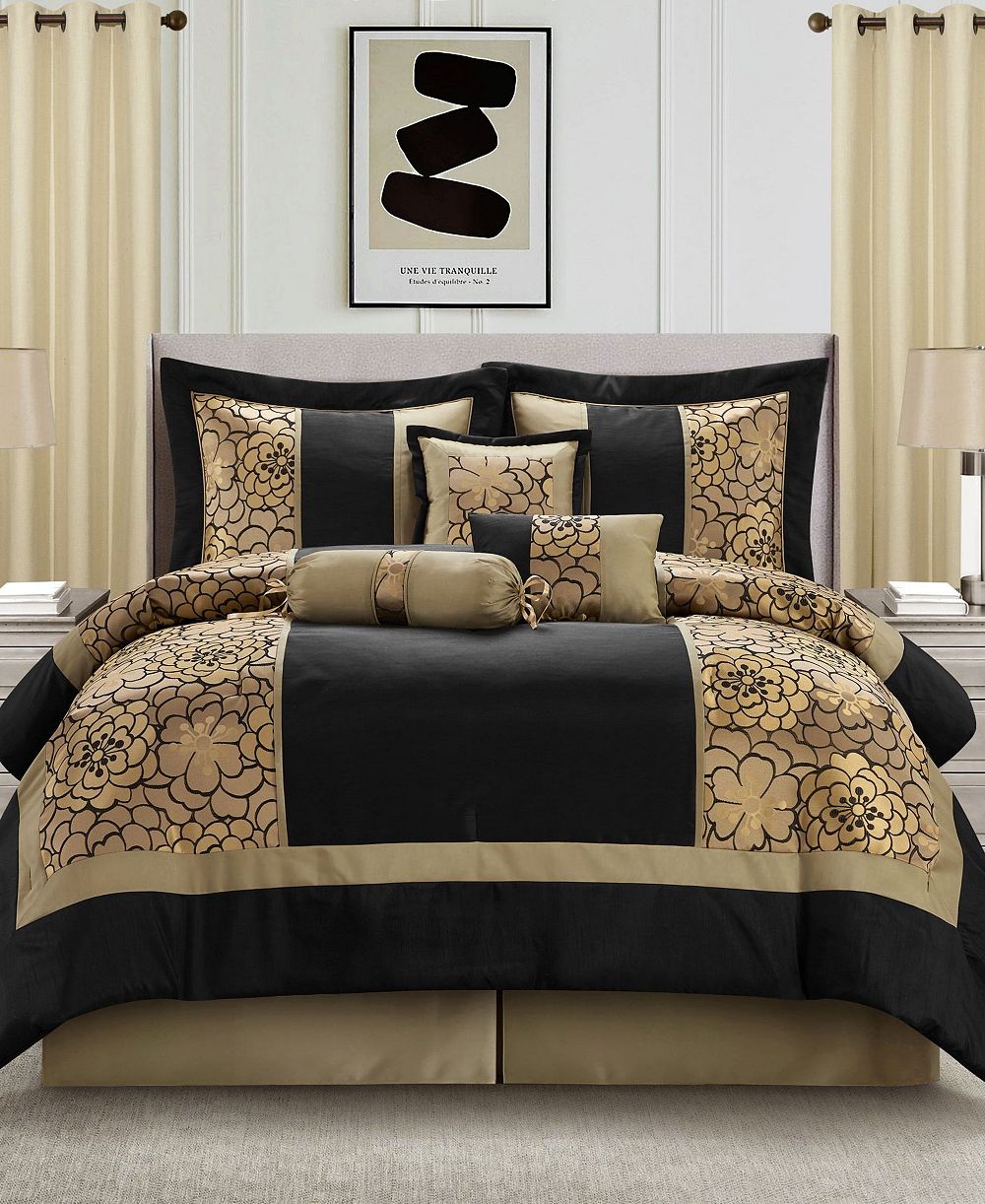 Stratford Park Sibyl Floral 9-Piece Comforter Set, California King