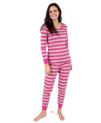 Leveret Women's Two Piece Cotton Striped Holiday Pajamas