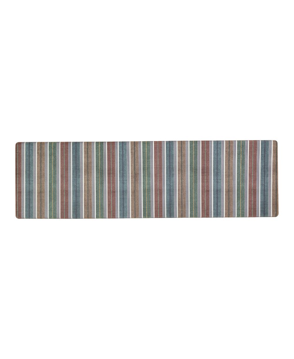 Eddie Bauer нескользящий кухонный коврик Vintage Stripes, 17.5" x 60"