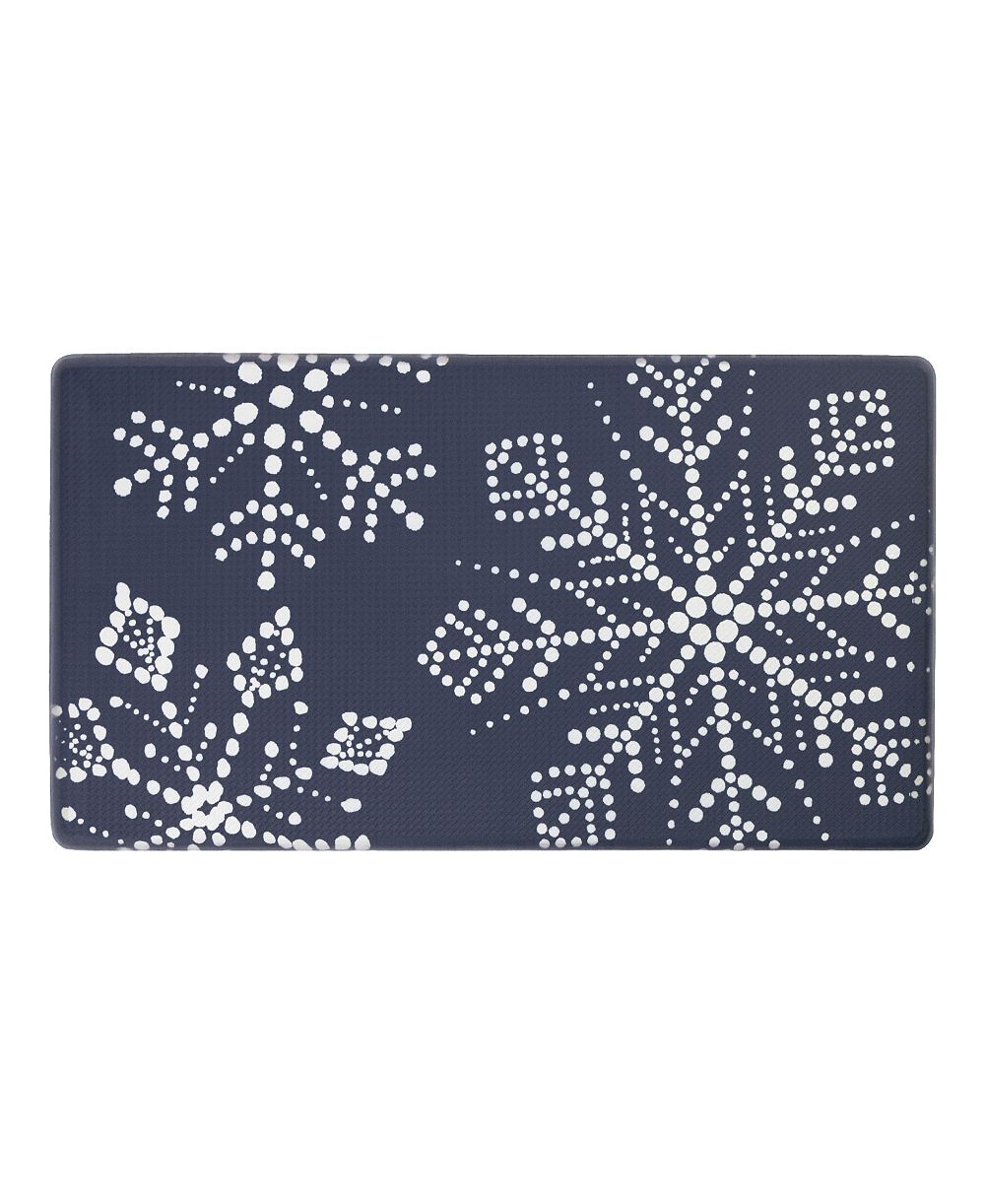 Eddie Bauer нескользящий кухонный коврик с принтом снежинок, 17,5" x 32"