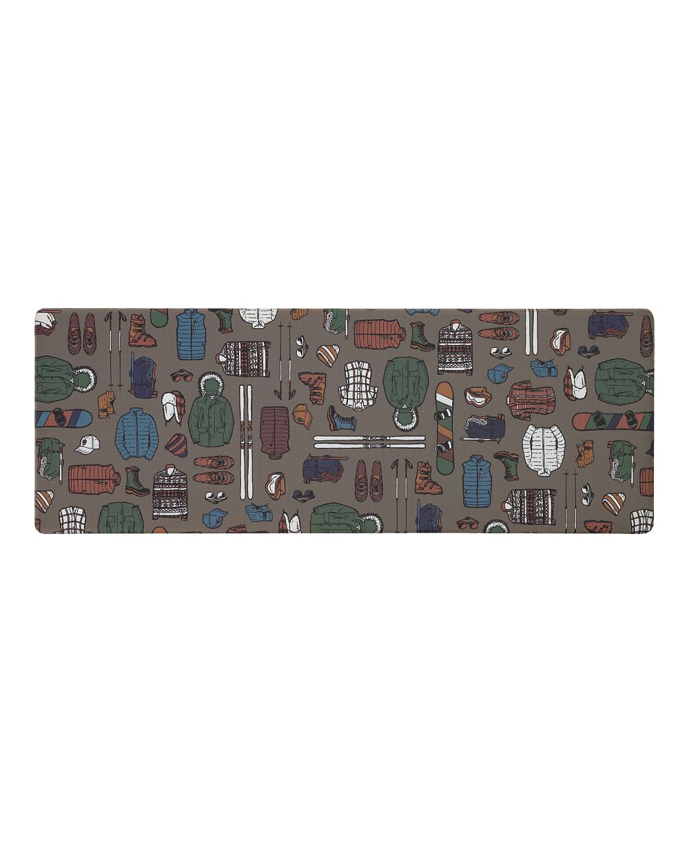 Eddie Bauer нескользящий коврик для кухни Winter Sportswear, 17,5" x 48"