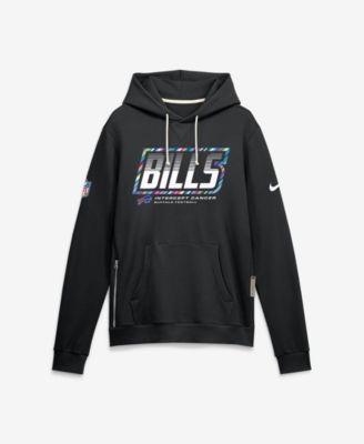Nike Men's Black Buffalo Bills 2026 NFL Cruical Catch Sideline Dri-Fit Pullover Hoodie