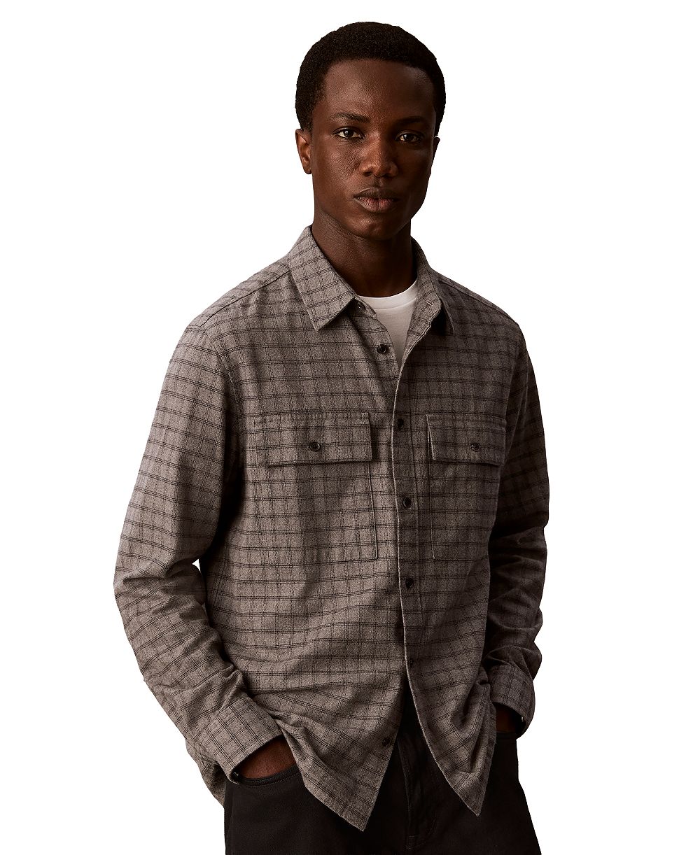 Мужская классическая рубашка Calvin Klein Check Flannel