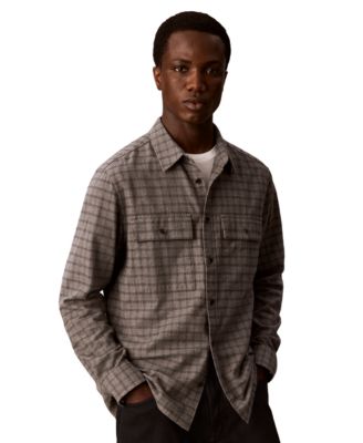 Мужская классическая рубашка Calvin Klein Check Flannel