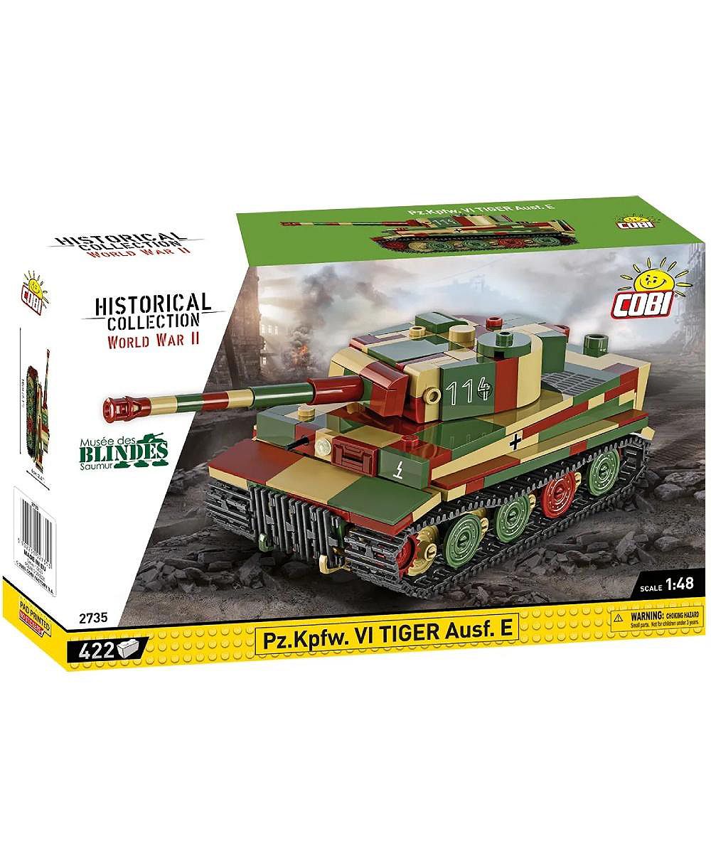 COBI Musee des Blindes Collection Pz.Kpfw. VI TIGER Ausf. E 2-в-1, 422 детали