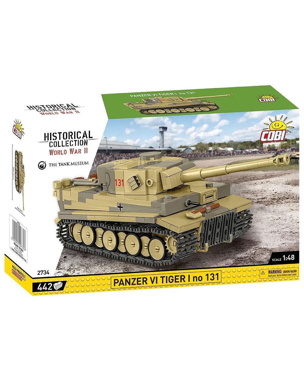 Историческая коллекция COBI, танк Panzer VI Tiger 1 № 131 времен Второй мировой войны, 442 детали