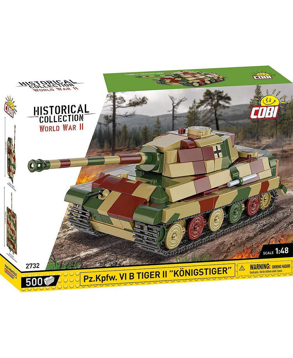 Сборная модель COBI Pz.Kpfw. VI B TIGER II "Konigstiger", 500 деталей