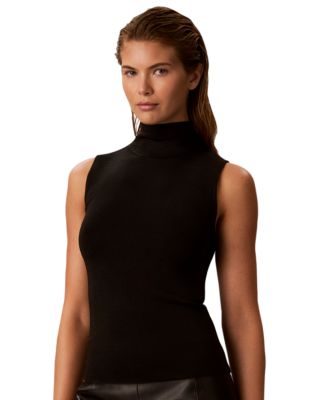 Женский трикотажный топ Calvin Klein Petite с вырезом-лодочкой и открытыми боками