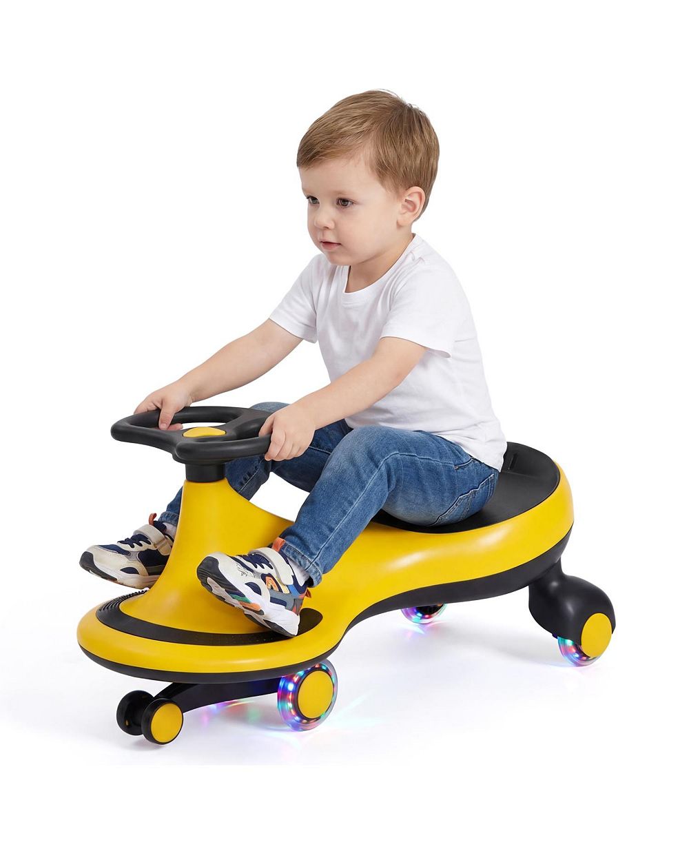 Игрушка Mecale для катания на машине Wiggle Car, колеса 27" с подсветкой, грузоподъемность 110 фунтов, для детей от 2 лет