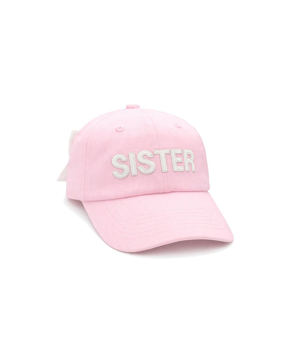 Bits & Bows Girls' Sister Bow Adjustable 6-Panel Baseball Hat