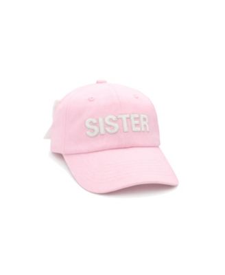 Bits & Bows Girls' Sister Bow Adjustable 6-Panel Baseball Hat