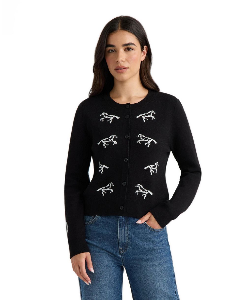 Hunter Women's Fitted Long-Sleeve Cardigan