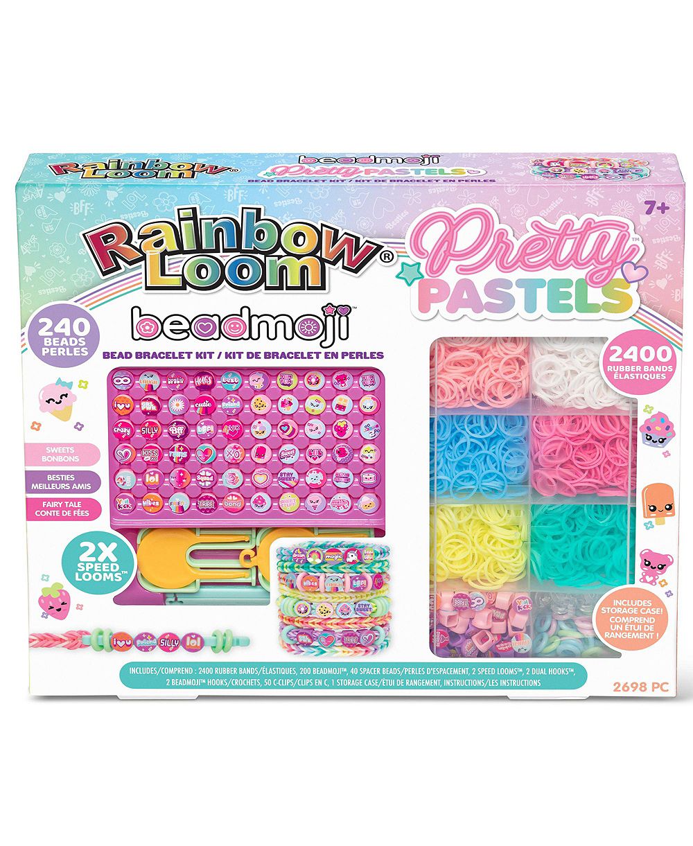 Rainbow Loom Beadmoji: набор для браслетов из бисера - красивые пастельные тона