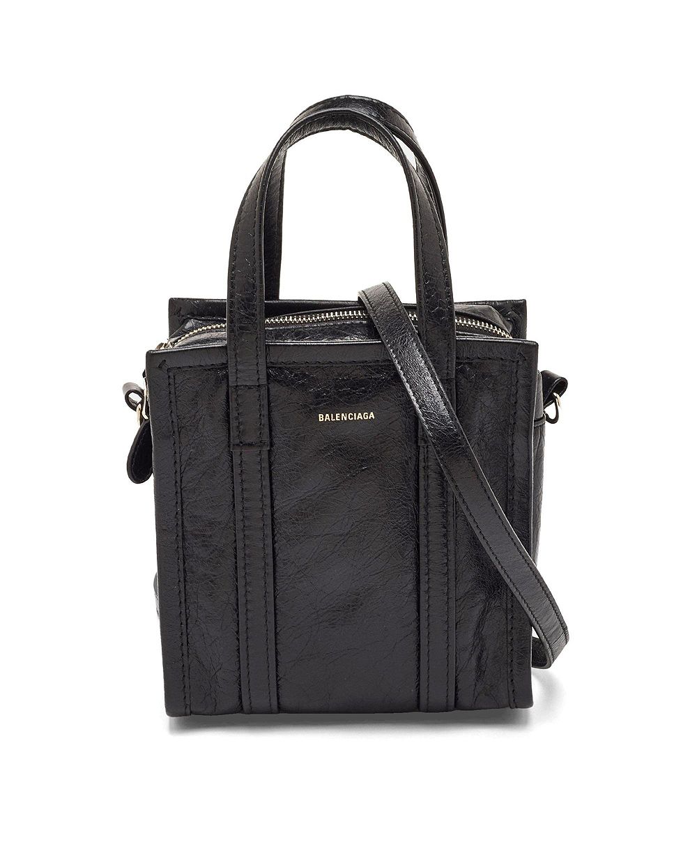 Женская сумка-тоут Pre-Owned Balenciaga Bazar XS из кожи Arena