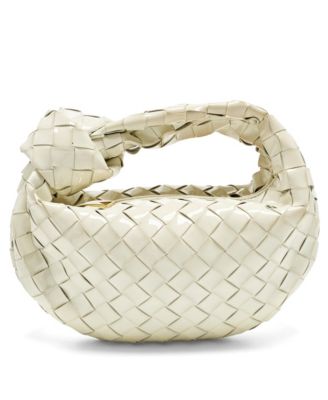 Pre-Owned Bottega Veneta Женская мини-сумка Jodie Intrecciato из лакированной кожи