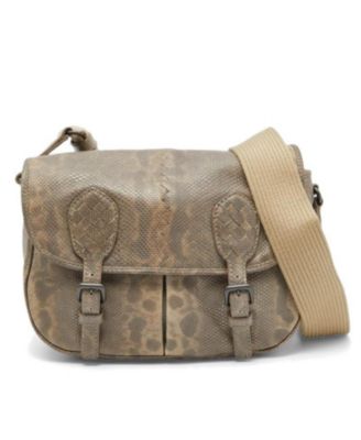 Б/у женская сумка-мессенджер Bottega Veneta Gardena Karung из кожи