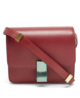 Pre-Owned Celine женская кожаная сумка через плечо