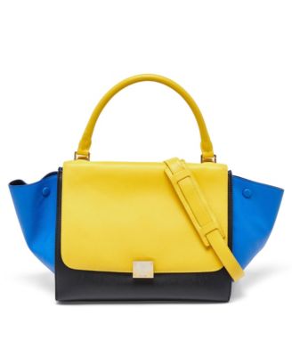 Pre-Owned Celine women's Small Phantom Luggage Tote in Royal Leather