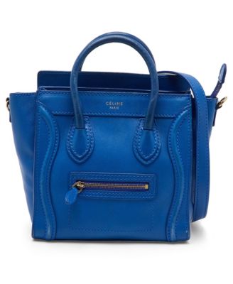 Pre-Owned Celine женская кожаная сумка-тоут Nano Luggage
