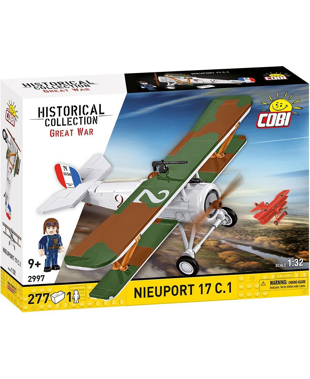 Конструктор COBI Historical Collection Great War Nieuport 17 C.1, 277 деталей, возраст 9+