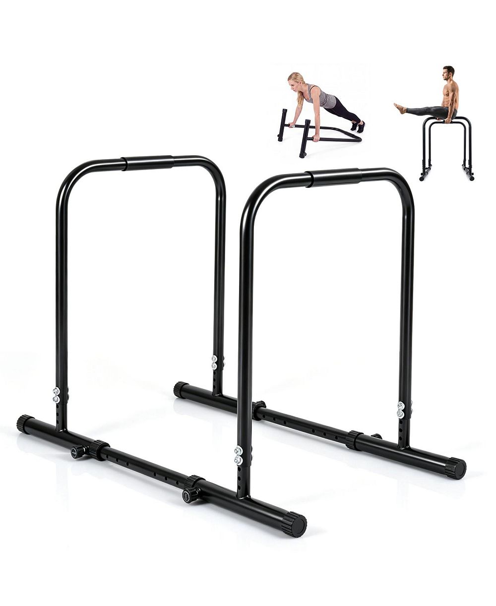 Glintex Dip Bar Station, 4 Height and 5 Width Settings, Holds 330 lbs