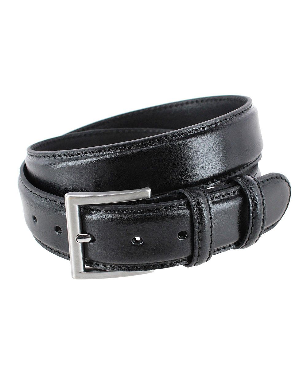 TRAFALGAR Men's Rocco 40mm Premium Italian Leather Contrast Stitch Jean Belt
