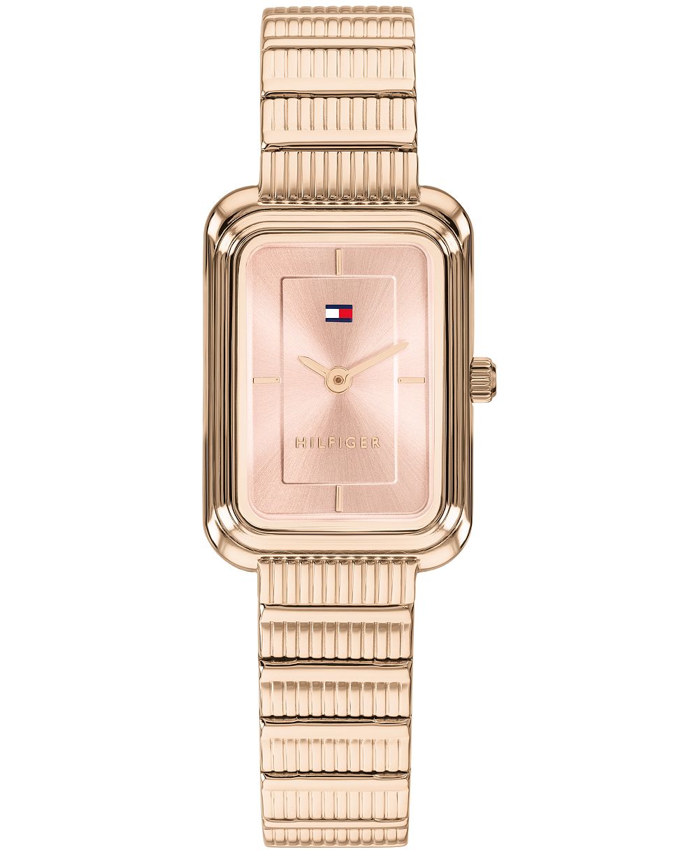Tommy Hilfiger Women's Quartz Daisy Rose Gold-Tone Stainless Steel Bracelet Watch 20.5mm