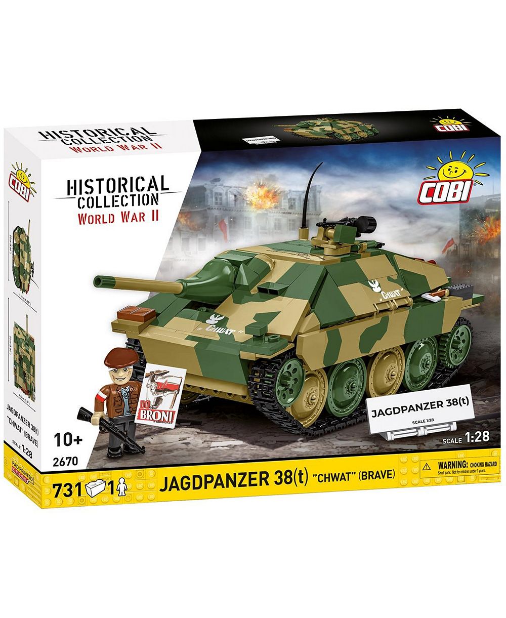 Конструктор COBI Historical Collection WWII Jagdpanzer 38 Hetzer "Chwat", 731 деталь, 10+