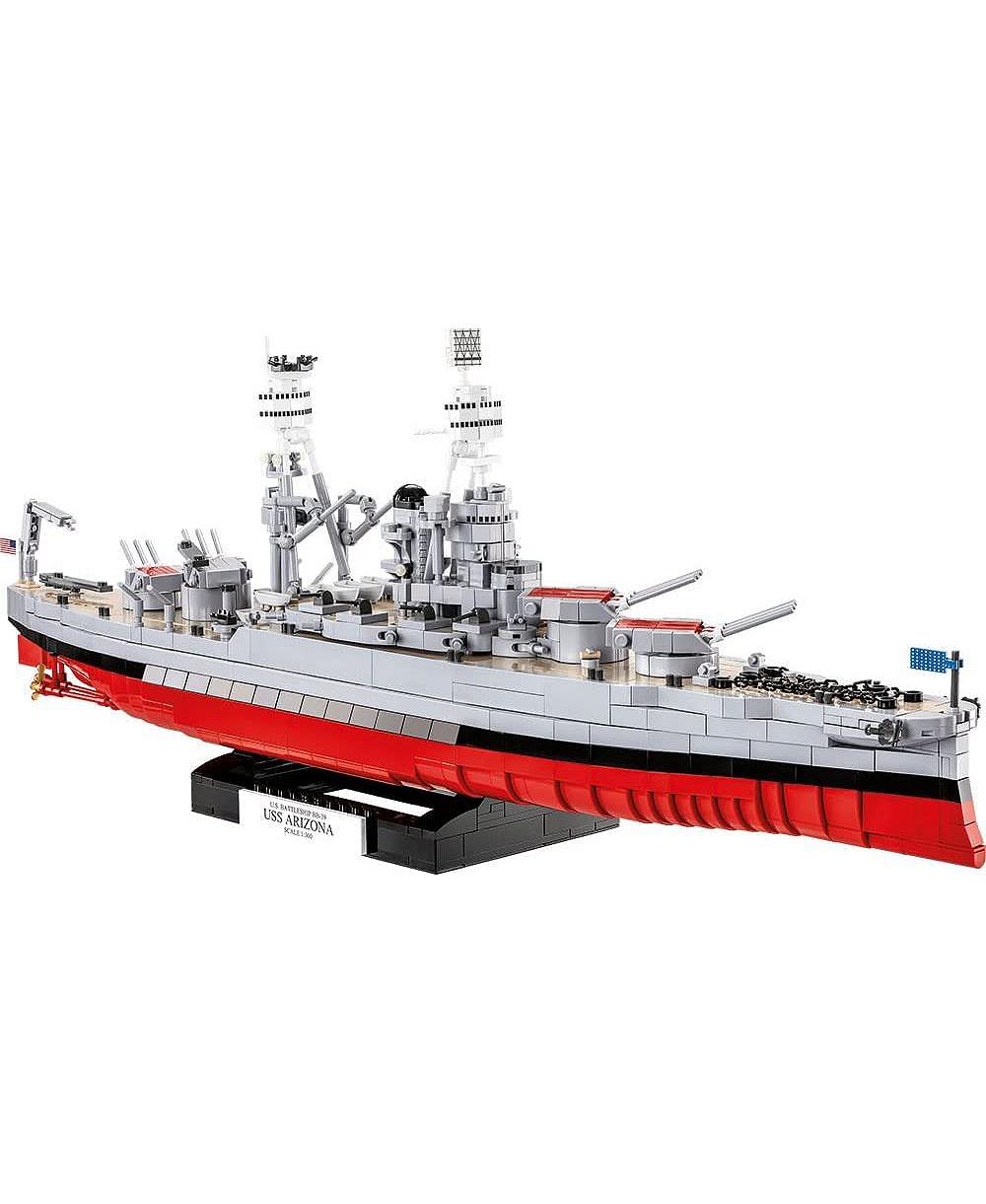 COBI набор для строительства «ВМС США Аризона (BB-39)» времен Второй мировой войны, 2046 деталей, от 10 лет