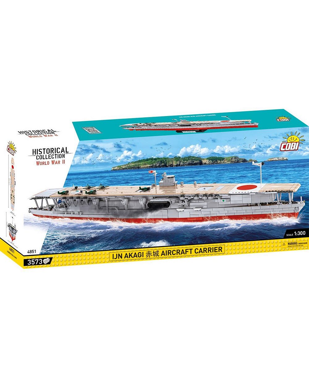 COBI Historical Collection WW II IJN Akagi Imperial Japanese Fleet Set #4851, набор из 3573 деталей, возраст 11+