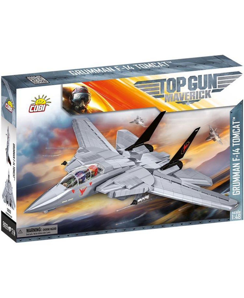 COBI TOP GUN Grumman F-14 Tomcat 1:48 Scale 869-Piece Building Set, Ages 9+